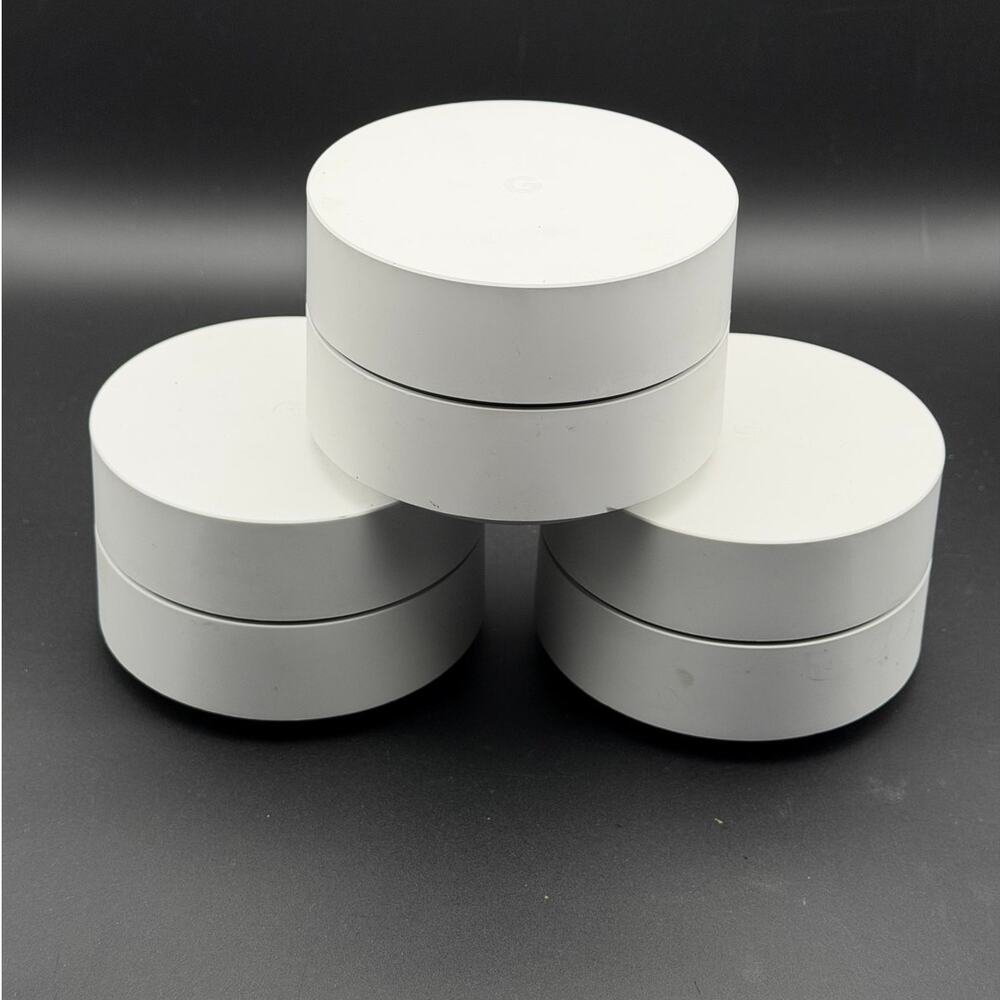Lot of 3 Google WiFi Dual-Band AC1200 Mesh Router AC-1304 No Power Cord